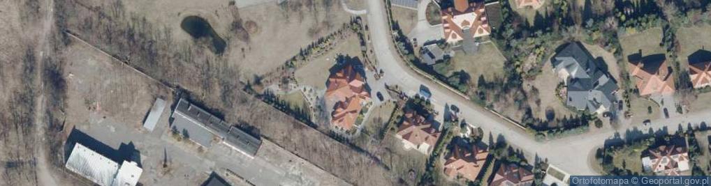 Zdjęcie satelitarne Wakacyjna ul.