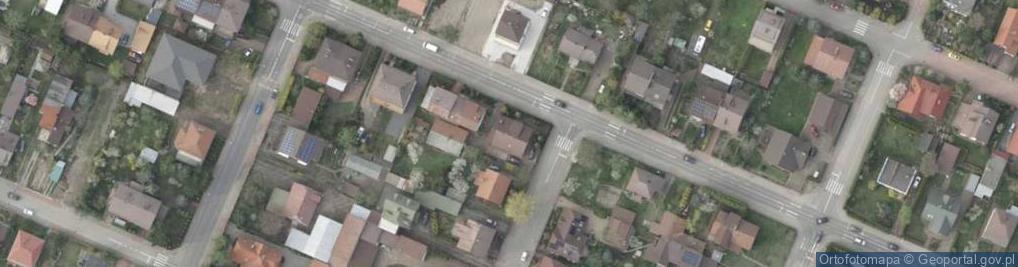 Zdjęcie satelitarne Warszawskie Przedmieście ul.