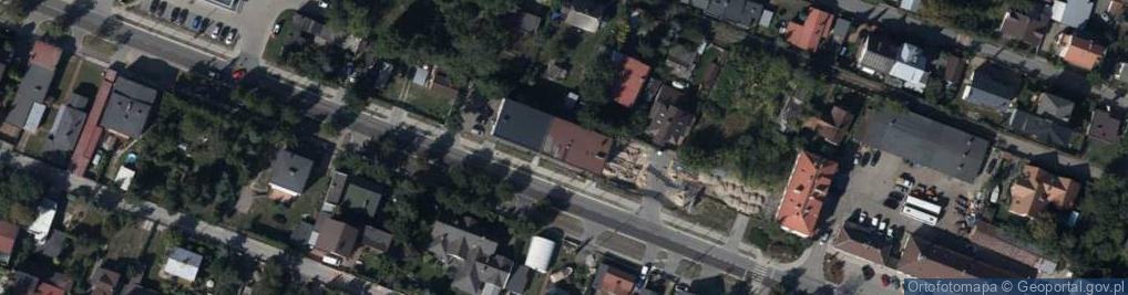 Zdjęcie satelitarne Wawerska ul.