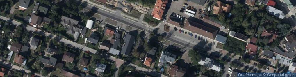 Zdjęcie satelitarne Wawerska ul.