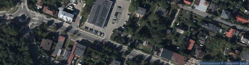 Zdjęcie satelitarne Wawerska ul.