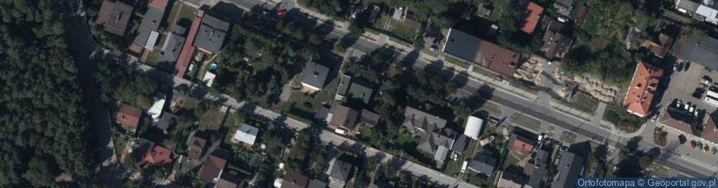 Zdjęcie satelitarne Wawerska ul.