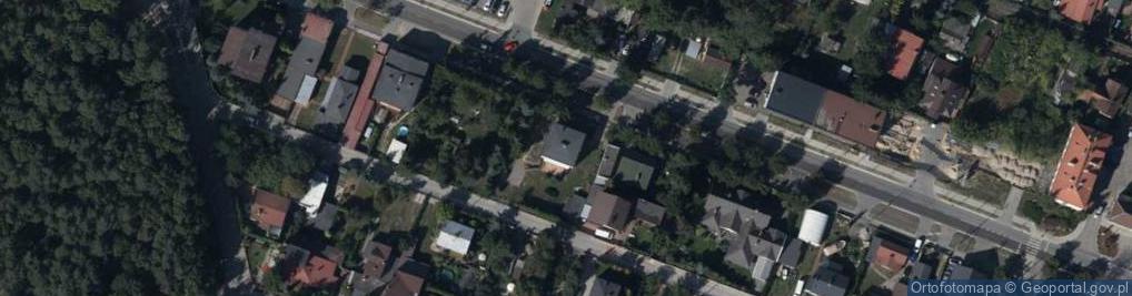 Zdjęcie satelitarne Wawerska ul.