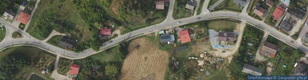 Zdjęcie satelitarne Waraksiewicza, gen. ul.