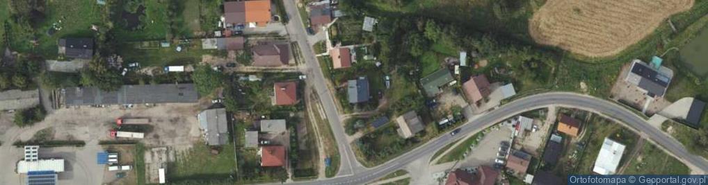 Zdjęcie satelitarne Waraksiewicza, gen. ul.