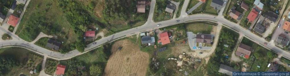 Zdjęcie satelitarne Waraksiewicza, gen. ul.