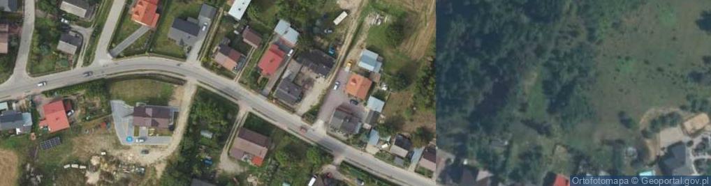 Zdjęcie satelitarne Waraksiewicza, gen. ul.