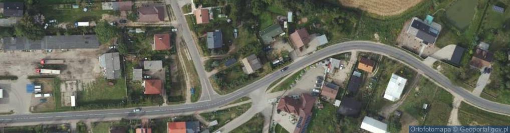 Zdjęcie satelitarne Waraksiewicza, gen. ul.