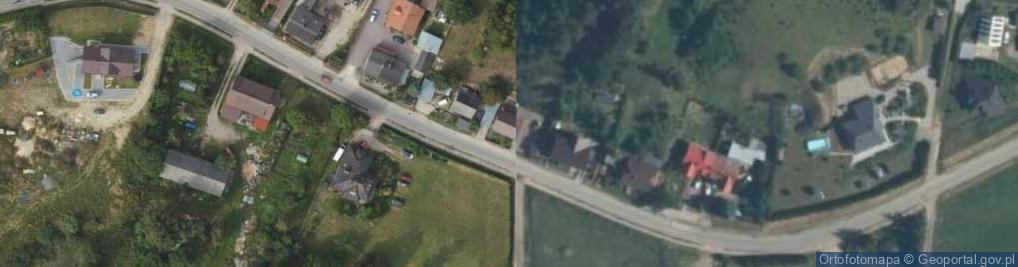 Zdjęcie satelitarne Waraksiewicza, gen. ul.