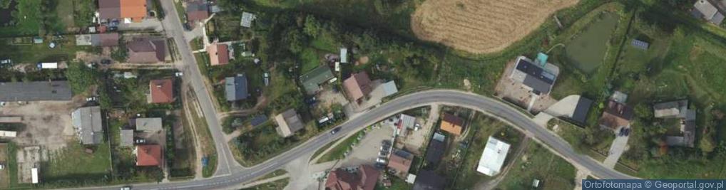 Zdjęcie satelitarne Waraksiewicza, gen. ul.