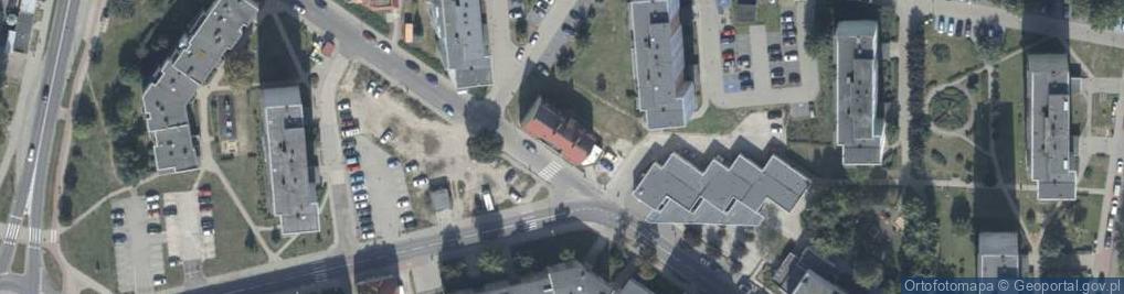 Zdjęcie satelitarne Wawelska ul.