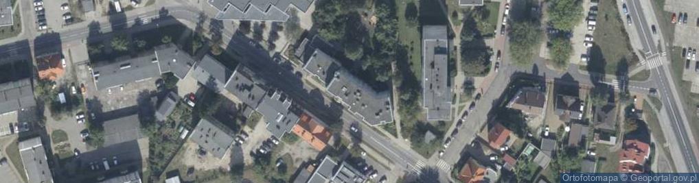 Zdjęcie satelitarne Wawelska ul.