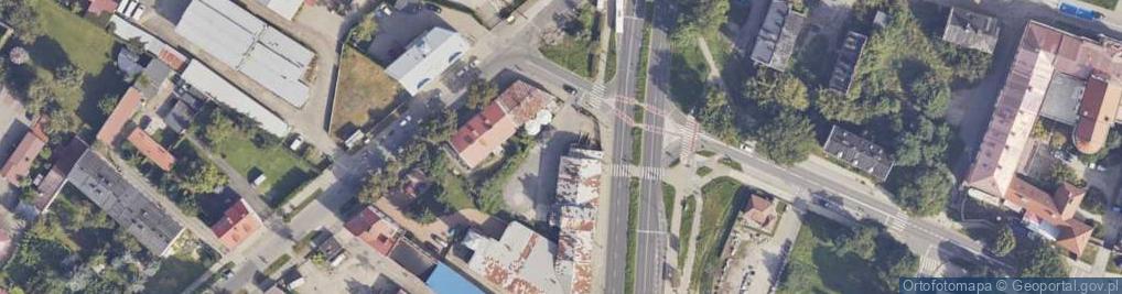 Zdjęcie satelitarne Wałowa ul.