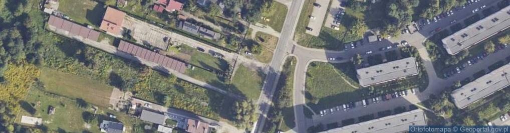 Zdjęcie satelitarne Warsztatowa ul.