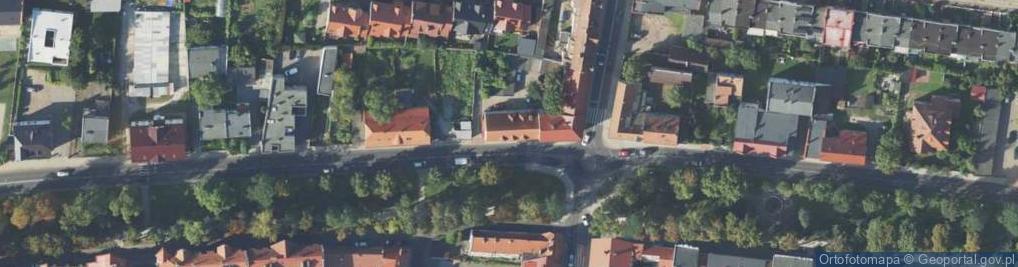Zdjęcie satelitarne Wały Jarosława Dąbrowskiego, gen. ul.