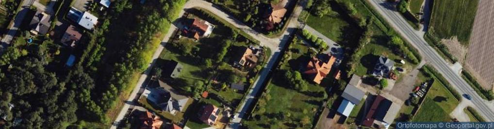 Zdjęcie satelitarne Wakacyjna ul.
