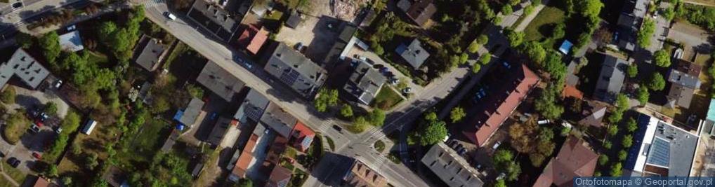 Zdjęcie satelitarne Warcka ul.