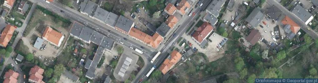 Zdjęcie satelitarne Wałbrzyska ul.