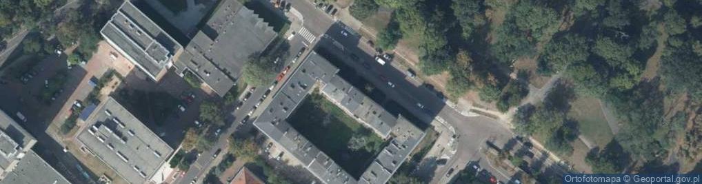 Zdjęcie satelitarne Wawelska ul.