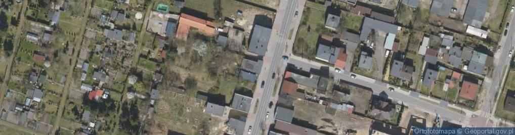 Zdjęcie satelitarne Warszawska ul.