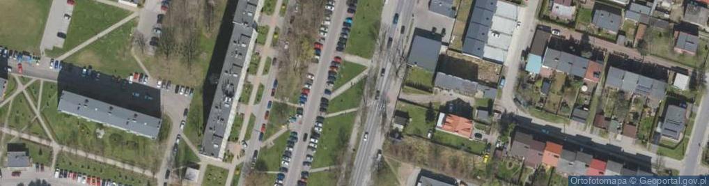Zdjęcie satelitarne Warszawska ul.