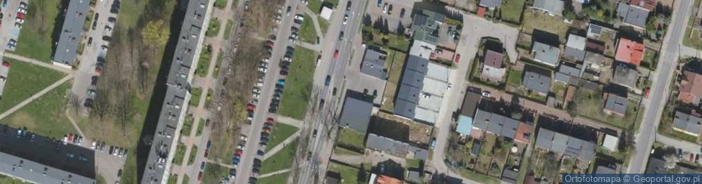 Zdjęcie satelitarne Warszawska ul.
