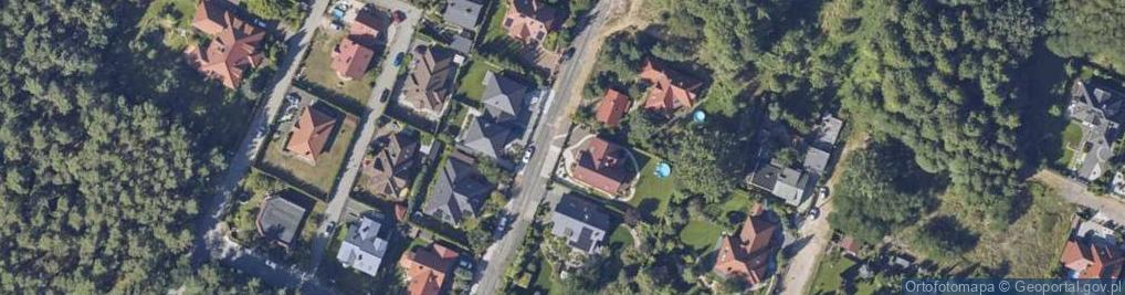 Zdjęcie satelitarne Wakacyjna ul.
