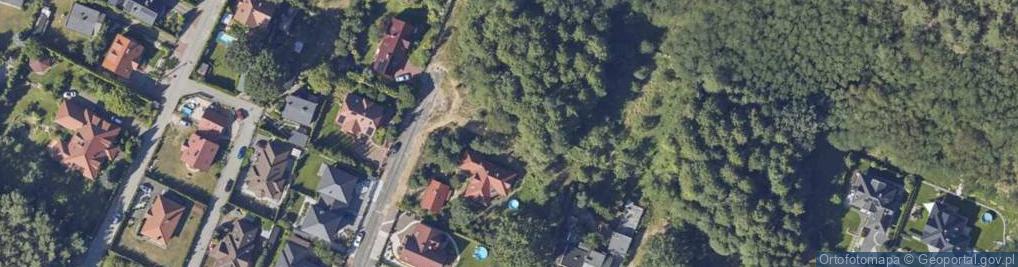Zdjęcie satelitarne Wakacyjna ul.