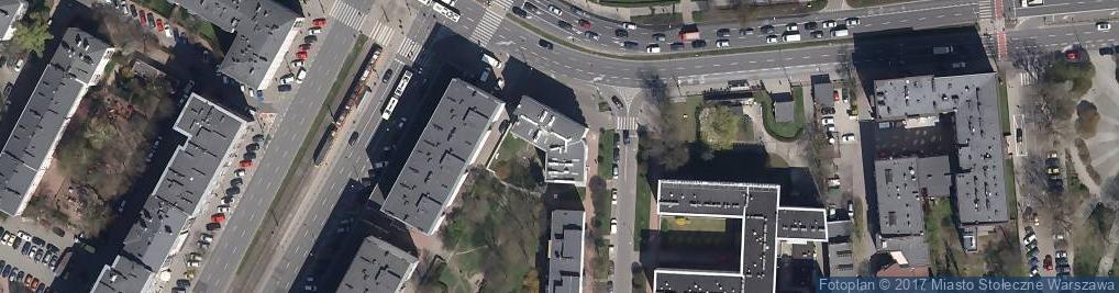Zdjęcie satelitarne Wawelska ul.
