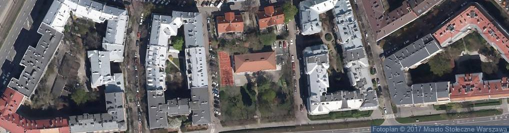 Zdjęcie satelitarne Wawelska ul.
