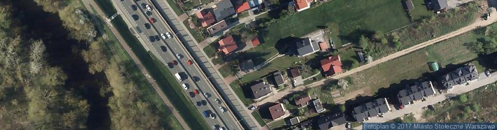 Zdjęcie satelitarne Wał Miedzeszyński ul.