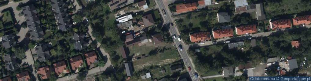 Zdjęcie satelitarne Wał Miedzeszyński ul.