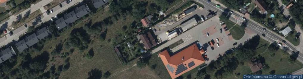 Zdjęcie satelitarne Wał Miedzeszyński ul.