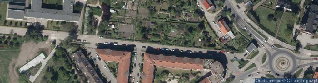 Zdjęcie satelitarne Wałbrzyska ul.