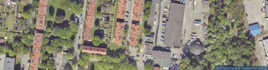 Zdjęcie satelitarne Wawelska ul.