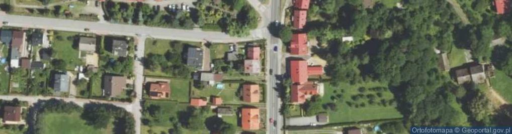 Zdjęcie satelitarne Wadowicka ul.