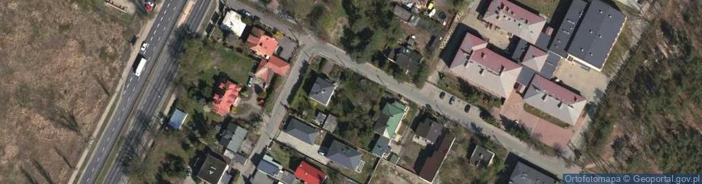 Zdjęcie satelitarne Wczasowa ul.