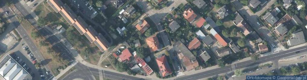 Zdjęcie satelitarne Wczasów ul.