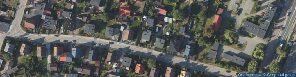 Zdjęcie satelitarne Wczasowa ul.