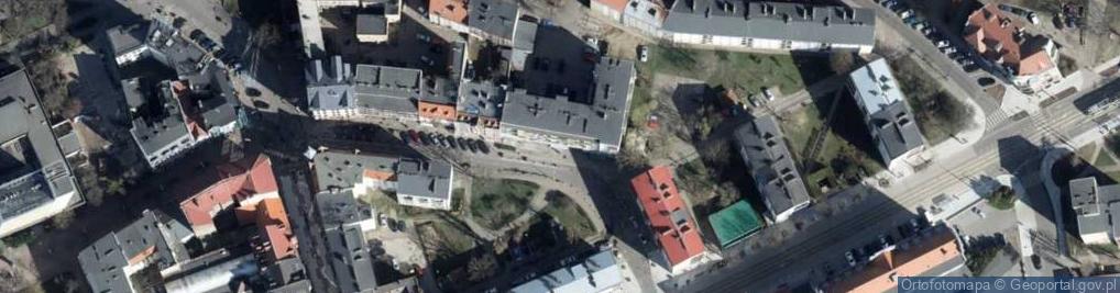 Zdjęcie satelitarne Wełniany Rynek ul.