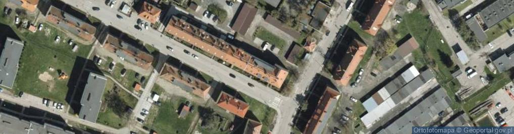 Zdjęcie satelitarne Westerplatte ul.