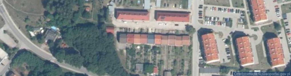Zdjęcie satelitarne Wiejska ul.