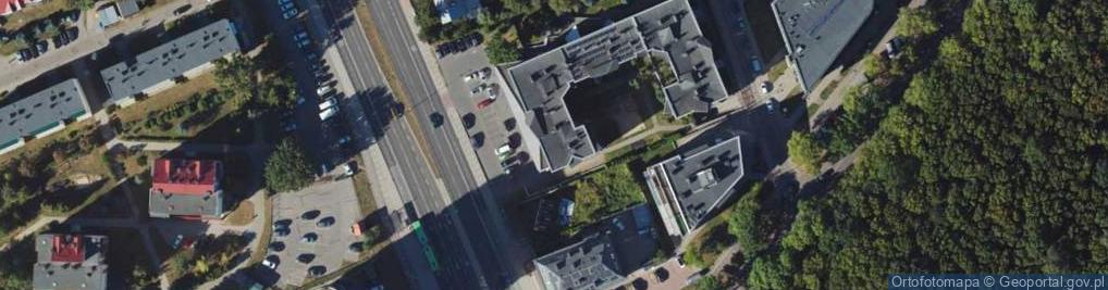 Zdjęcie satelitarne Wiejska ul.