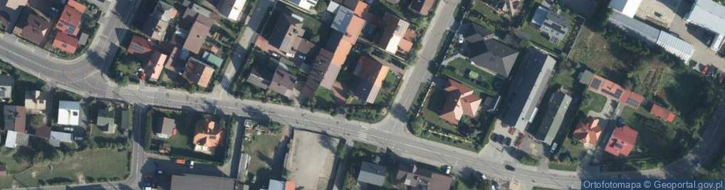 Zdjęcie satelitarne Wiejska ul.