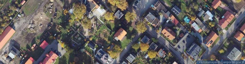 Zdjęcie satelitarne Wiejska ul.