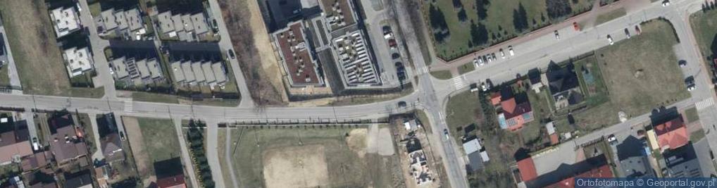 Zdjęcie satelitarne Wiejska ul.
