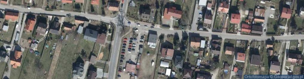 Zdjęcie satelitarne Wiejska ul.