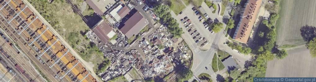 Zdjęcie satelitarne Wiejska ul.