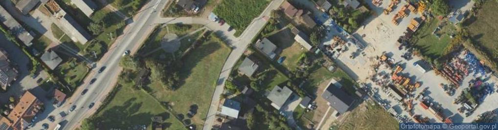 Zdjęcie satelitarne Wiejska ul.