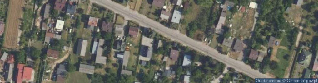 Zdjęcie satelitarne Wiejska ul.